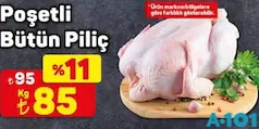 POŞETLİ BÜTÜN PİLİÇ KG